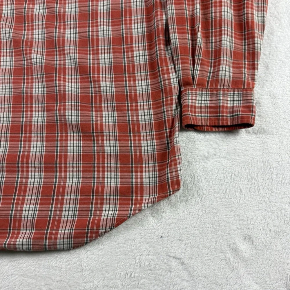 Ralph Lauren Button Down Blake Shirt Mens XL Red Plaid‎ Cotton Pony